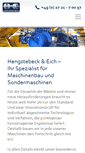 Mobile Screenshot of h-e-maschinenbau.de